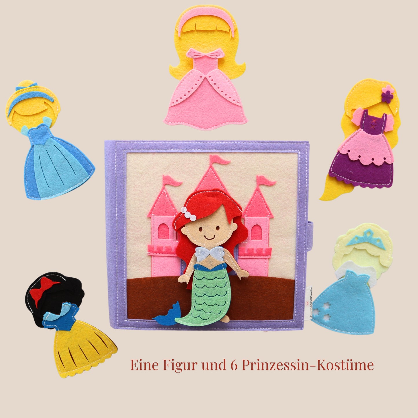 Quiet Book Prinzessin Schminkset