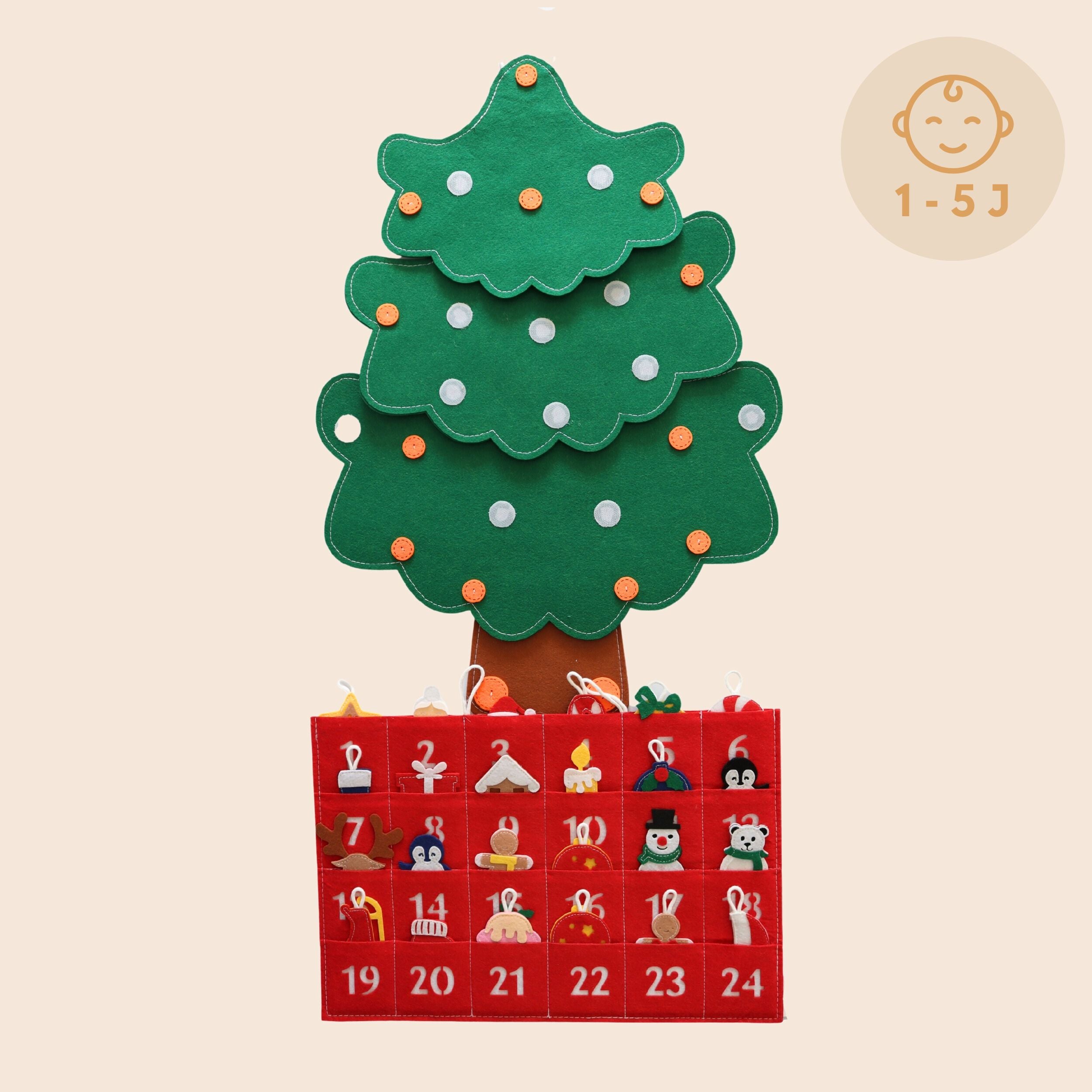 Christmas Tree With Advent Calendar