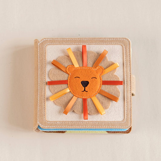 Mini Quiet Book Lion