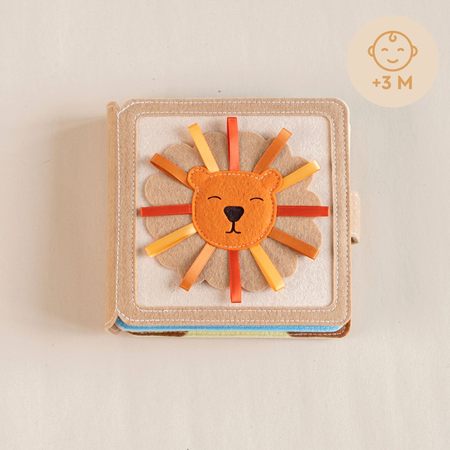 Mini Quiet Book Lion